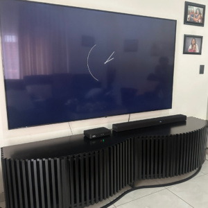 Piano Curved tv stand