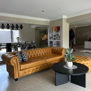 Chesterfield Genuine Leather Couch