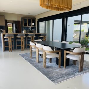 Tendo x Casa Oak Dining Set