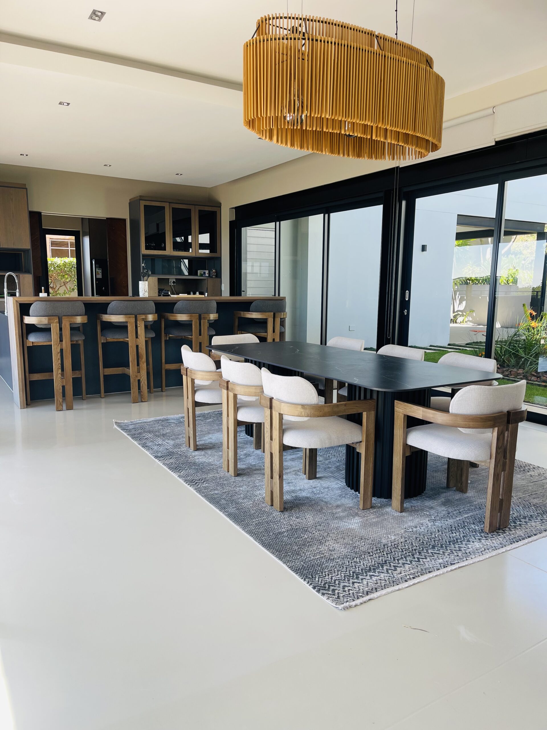 Tendo x Casa Oak Dining Set