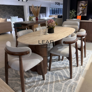 Moon x Lear Walnut Dining Set
